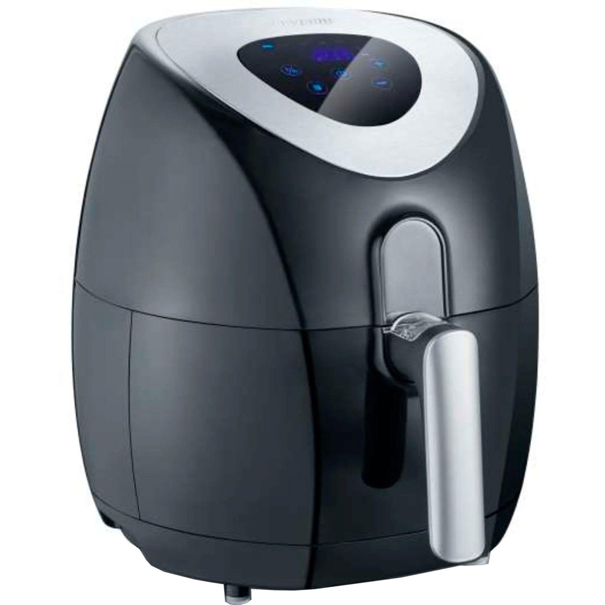 Svart og sølvfarget Severin FR 2430 airfryer